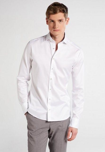 Soft Luxury Shirt Twill Langarm 38/Langarm - 67cm SLIM FIT - Off-white