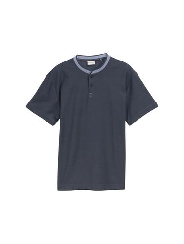 Poloshirt mit Stehkragen XL Regular Fit - Blueish Grey