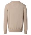 Pullover mit V-Ausschnitt uni 004430 M - Beige