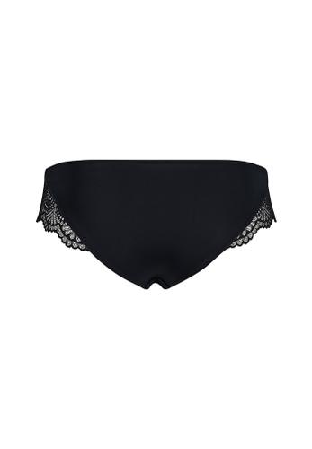 Skiny Damen Cheeky Panty Micrornaments Schwarz 38