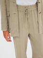SLFVIVA-GULIA HW LONG LINEN PANT NOOS 40 Normal geschnitten - Greige