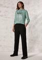 Shirt mit Print L - Glaced Salvia Green