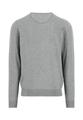 V-Neck, Merino Cashmere S Casual Fit - Silver