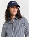 Regular Fit Popeline Bluse mit Streifen 36 - Classic Blue