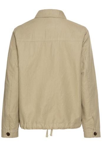 Leichter Blazer aus einem Leinenmix 36 Regular Fit - Dark Straw