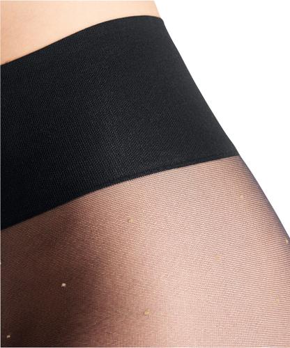 FALKE Plumetis 20 DEN Damen Schwarz S-M