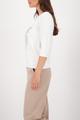 Shirt mit Schmuckemblem 44 - Off-white