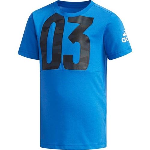 ADIDAS Kinder T-Shirt 110 in Blau