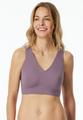 Bustier mit Pads 42 - Malve