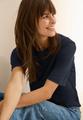 Basic Rippstruktur T-Shirt L - Universal Blue