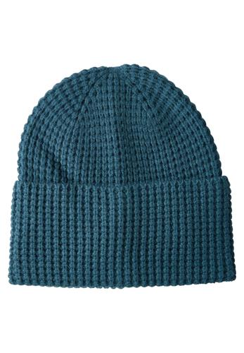 Strickmütze mit Struktur A - Dull Teal Blue
