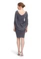 Cocktailkleid 40 Figurnah - Dunkelblau/grau