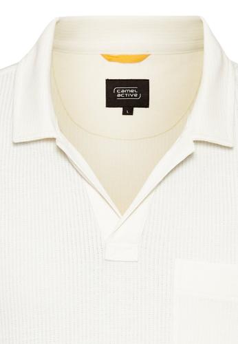 Kurzarm Poloshirt mit Brusttasche Weiß 3XL