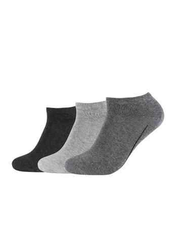 Unisex Sneaker Socken (3 Paar) - Grau / 39-42