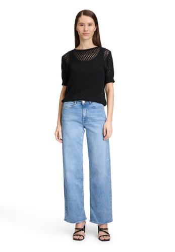 High Waisted-Jeans 44 Figurumspielend - Light Blue Denim