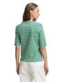 T-Shirt mit Streifenmuster XL Regular Fit - Tonal Green Stripe