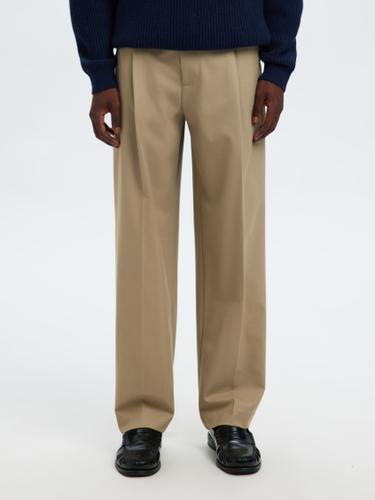 SLH220-LOOSE FINN FLEX PANTS NOOS XXL Locker geschnitten - Greige