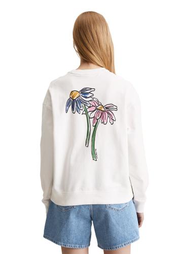 Sweatshirt oversized XL Oversized - Silky White