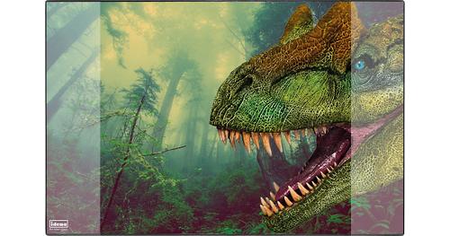 Schreibunterlage Dinosaurier 58,5 x 38,5 cm mehrfarbig