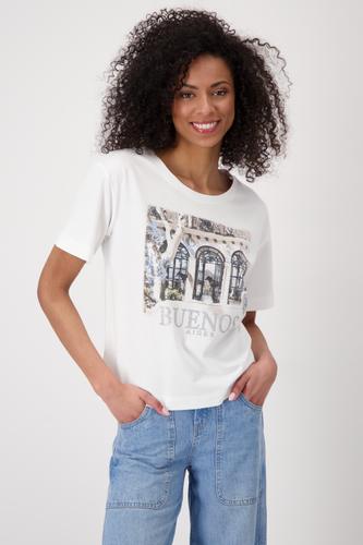 T-Shirt mit Lodge-Print 38 - Cream