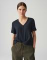 Blusenshirt "Filka" - Dunkelblau / 38