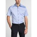 Hemd Pinpoint Kurzarm 42/Kurzarm MODERN FIT - Blau