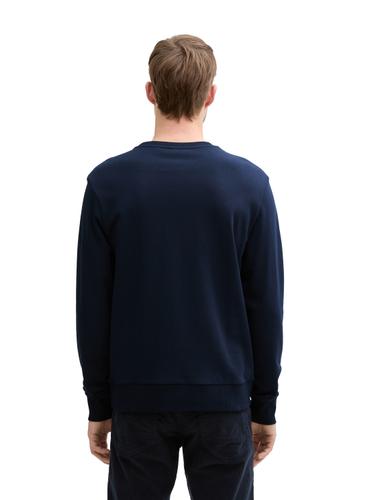 Basic Sweatshirt mit Logo-Print XL Regular Fit - Sky Captain Blue