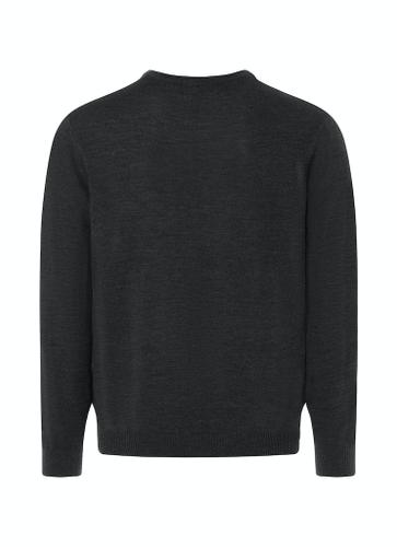Pullover V-Ausschnitt 1/1 Arm Grau 56