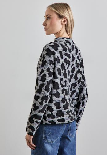 Jaquard Pullover 40 - Heather Grey
