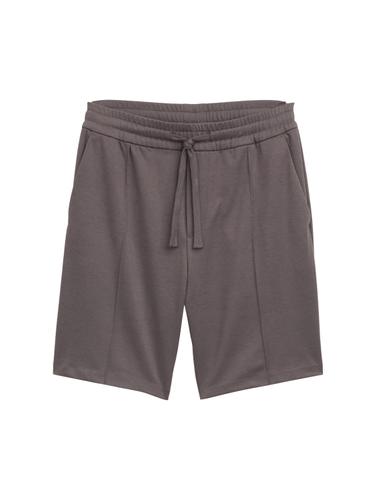 Loose Fit Piqué Sweatshorts mit Stretch S Loose Fit - Pavement Grey