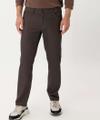 Style Cadiz 33/30 Five-Pocket-Hose, Herrenhose, Gesäßtaschen mit Stitching, Einschubtaschen vorn, Zusätzliche Coinpocket, Reißverschluss, Straight Fit, Gerader Beinverlauf, Normale Fußweite, Normale Leibhöhe - Dunkelbraun