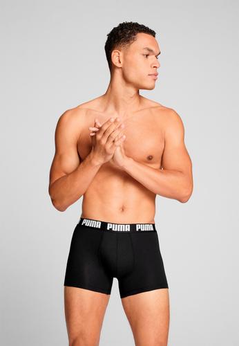 PUMA Herren Unterhose MEN EVERYDAY BASIC BOXER 2P L in Schwarz