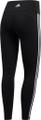adidas Damen Believe This 2.0 3-Streifen 7/8-Tight XS in Schwarz