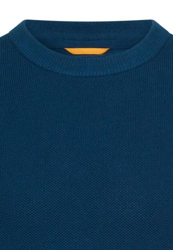 Strickpullover mit Rundhalsausschnitt L Relaxed Fit - Lyons Blue