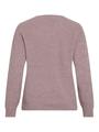 VILASSIA O-NECK L/S CABEL KNIT TOP -NOOS L Normal geschnitten - Toadstool