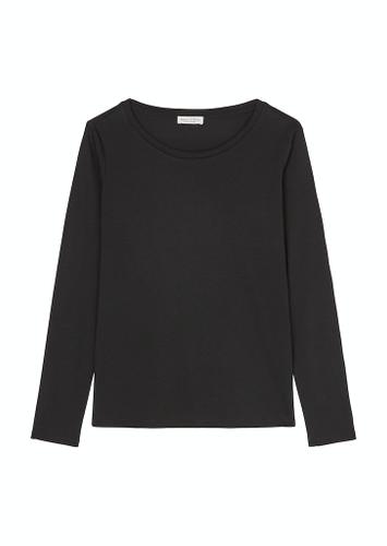 Longsleeve regular Schwarz S