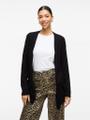 VIRIL OPEN L/S KNIT CARDIGAN - NOOS Schwarz XXL
