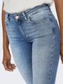 ONLBLUSH MID FLARED DNM TAI467 NOOS XS/32 Ausgestellt - Light Blue Denim
