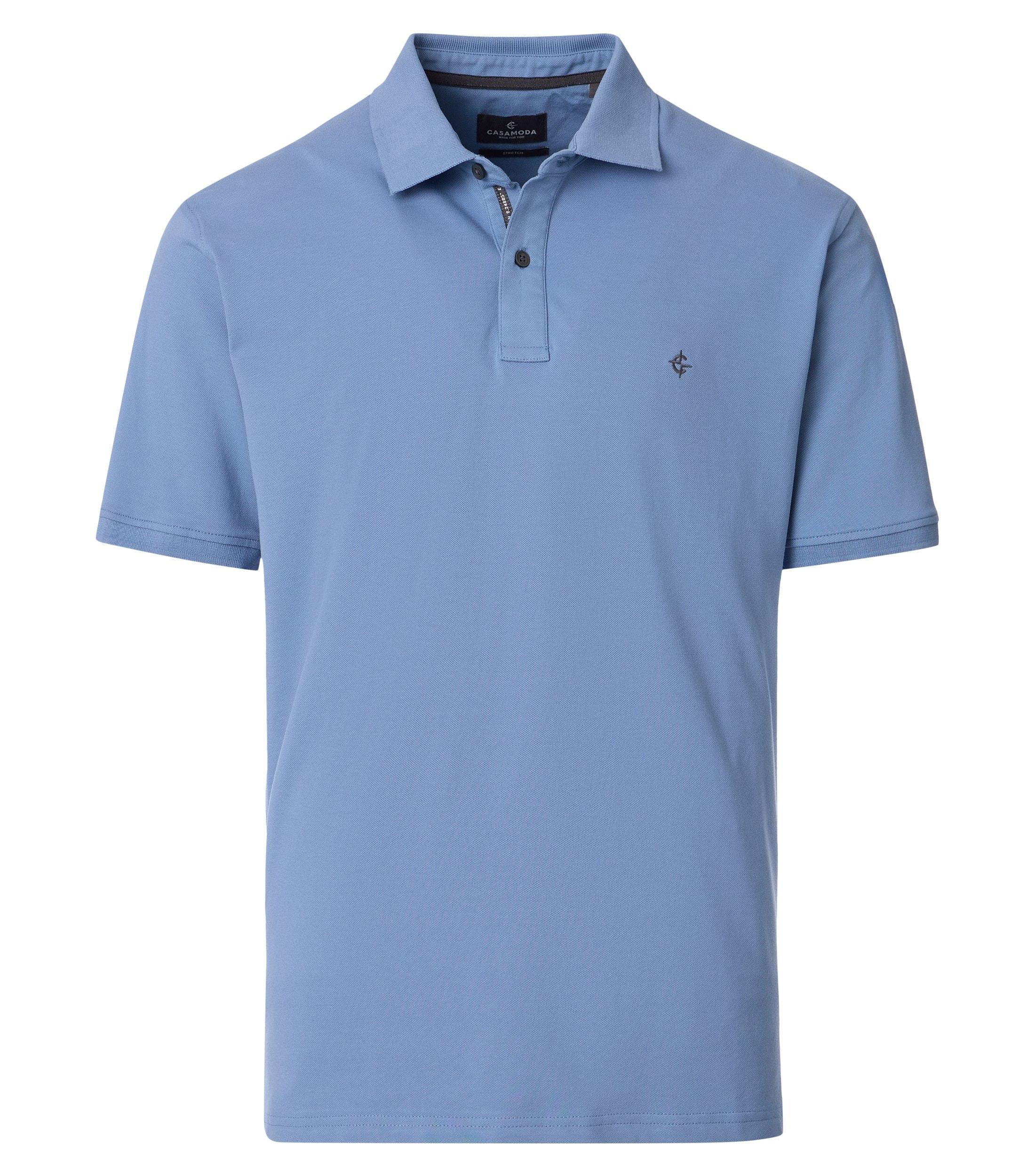 Polo-Shirt L Basic Circular Knit - Aqua Bis Petrol
