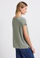 Silk-Look Shirt mit Wording 36 - Dusty Milky Green