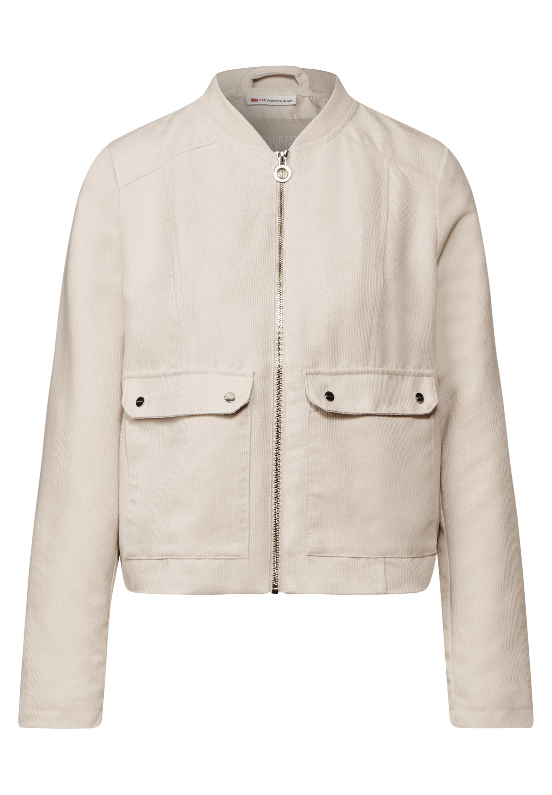 Cord-Blouson 34 - Smooth Sand Beige
