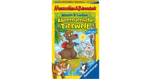 Mitbringspiel Mauseschlau &amp; Bärenstark Wissen und Lachen - Abenteuerliche Tierwelt 