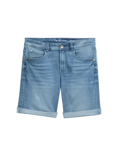 TTALEXA SLIM BERMUDA Jeans Shorts 30 Slim Fit - Light Stone Wash Denim