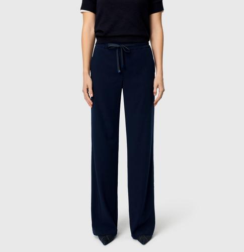 MAC JEANS - CHRISTY, Floating crepe 42/32 Wide Fit - Blau