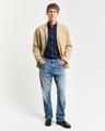 Regular Fit Classic Popeline Hemd L - Marine