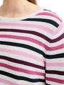 Plus Size - Strickpullover aus Bio-Baumwolle 46 Regular Fit - Berry Knit Stripe Design
