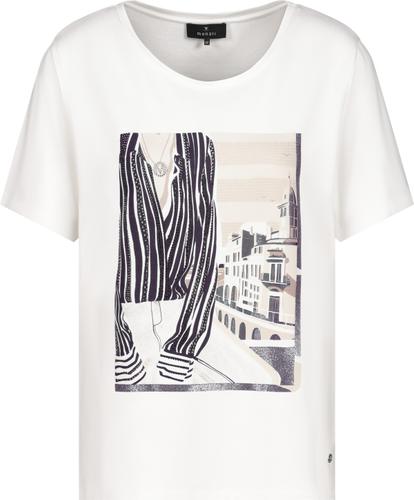 T-Shirt mit Biarritz Print 36 - Off-white