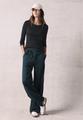 Shirt mit Rundhals L - Black
