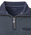 Sweat-Troyer gemustert - Blau / M