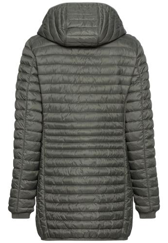 Steppjacke aus recyceltem Polyamid 38 Regular Fit - Khaki